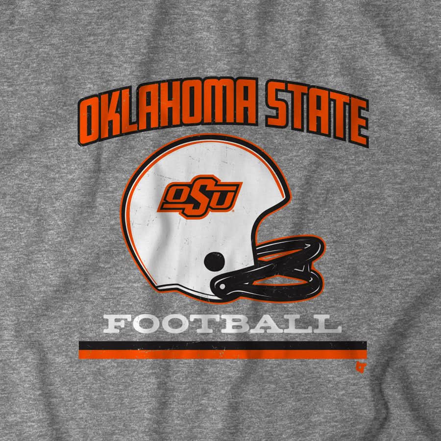 Oklahoma State: Vintage Football Helmet